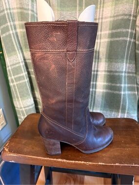 Timberland Rudston Earthkeepers waterproofDark Brown Leather Mid-Calf Heel Boots